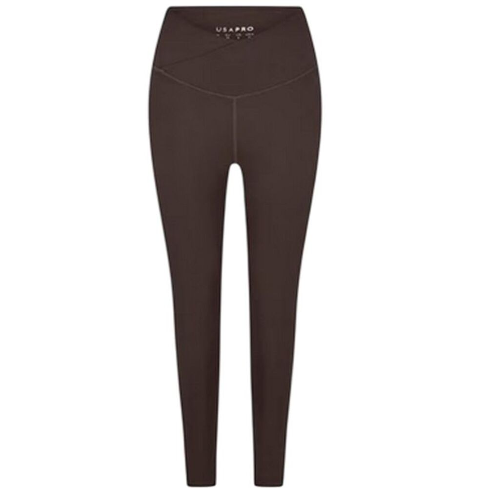 USA Womens/Ladies Nylon Leggings / Espresso